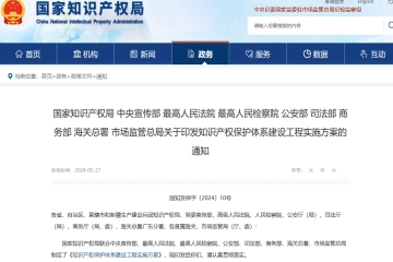 九部門印發(fā)方案，涉及專利申請、惡意商標注冊等行為