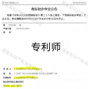 Amazing，“專利師”“商標(biāo)注冊(cè)”竟然下發(fā)初審公告了！